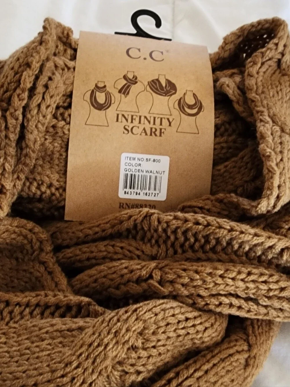 C.C Infinity Scarf - Camel